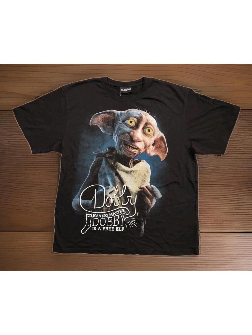 Black Spiral Official Warner Bros Harry Potter Dobby Tee Size XL (075)